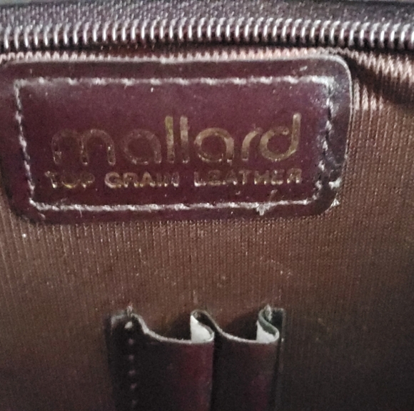 Leather computer bag with shoulder strap - Picture 16 of 16